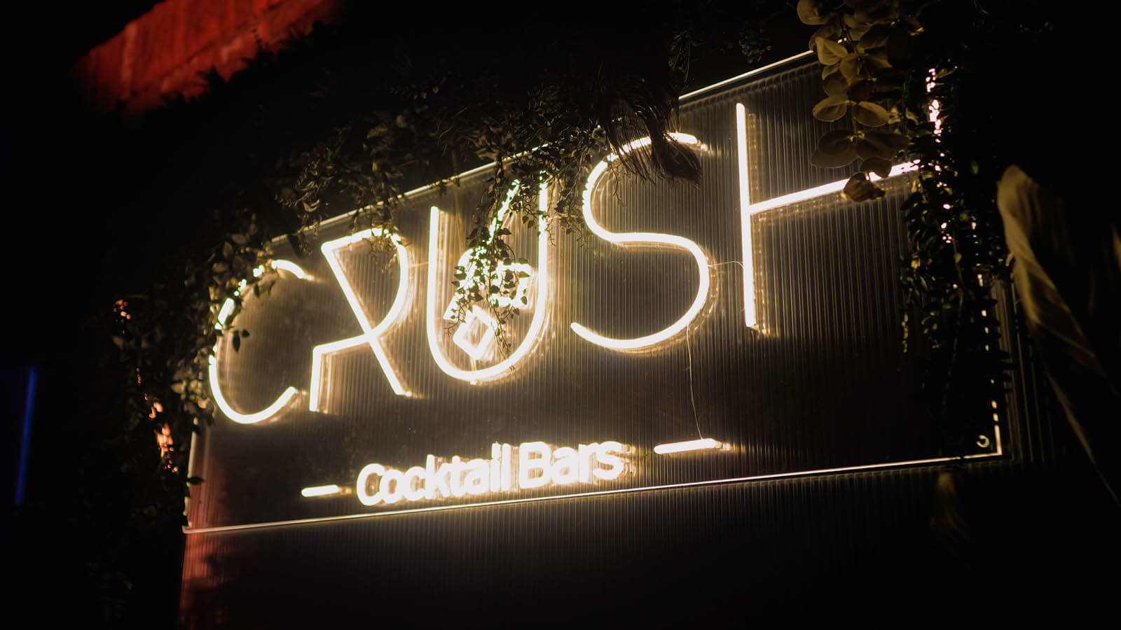 Crush cocktail Neon sign