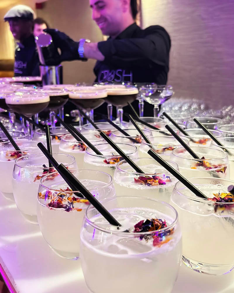 Pouring more cocktails